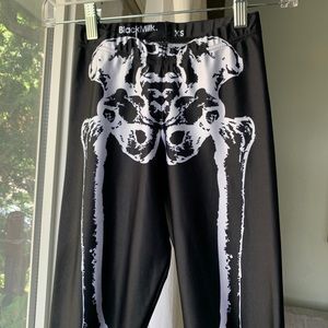 Blackmilk Skeleton Leggings XS
